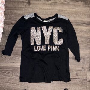 NYC Pink sparkly top